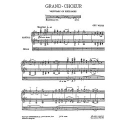 Guy Weitz: Grand Choeur For Organ