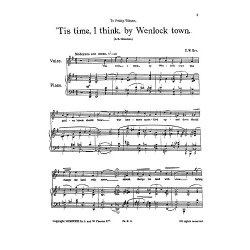 C.W. Orr: Two Songs From A Shropshire Lad (Voice/Piano)