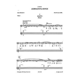 John Tavener: Akhmatova Songs (1995- Parts)
