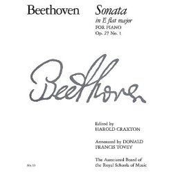 Beethoven: Sonata In E Flat Major Op.27 No.1