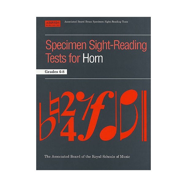 Specimen Sight-Reading Tests - Horn Grades 6-8