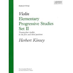 Herbert Kinsey: Elementary Progressive Studies For Violin Set II