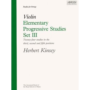 Herbert Kinsey: Elementary Progressive Studies For Violin Set III