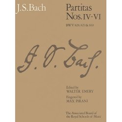 J.S. Bach: Partitas - Nos. IV-VI (ABRSM)