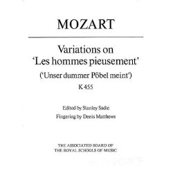 W.A. Mozart: Variations On &lsquo;Les Hommes Pieusement&rsquo;