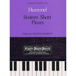 Johann Nepomuk Hummel: Sixteen Short Pieces