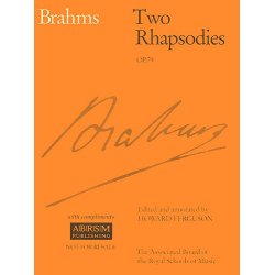 Johannes Brahms: Two Rhapsodies Op. 79