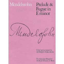 Prelude &amp; Fugue in E minor