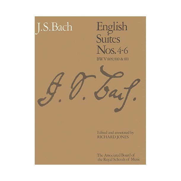 J.S. Bach: English Suites Nos. 4 - 6 (ABRSM)