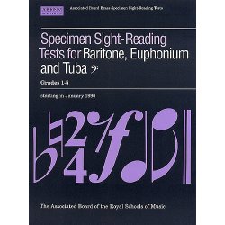 ABRSM Specimen Sight-Reading Tests for Baritone, Euphonium and Tuba, Bass Clef, Grades 1-5