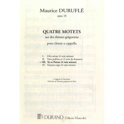 Maurice Durufle: Tu Es Petrus - Quatre Motets No.3 (SATB)