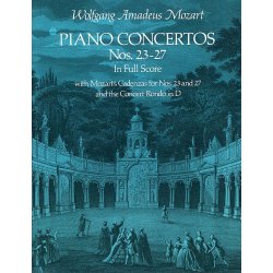 W.A. Mozart: Piano Concertos Nos. 23-27 (Full Score)