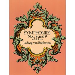 Beethoven: Symphonies Nos. 8 And 9 (Full Score)