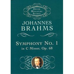 Johannes Brahms: Symphony No.1 In C Minor Op.68 (Miniature Score)