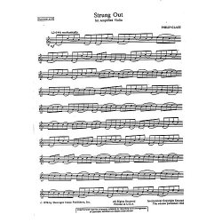Philip Glass: Strung Out (Amplified Violin)
