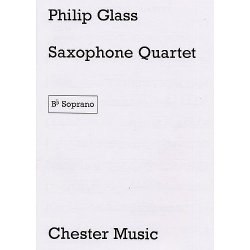 Philip Glass: Saxophone Quartet (Parts)