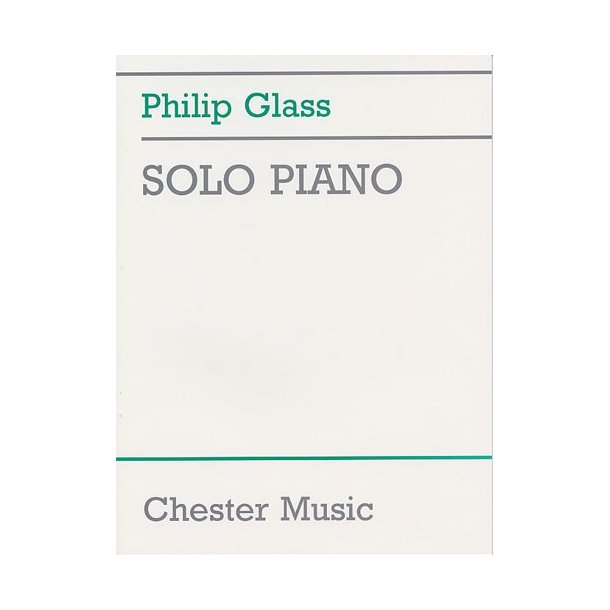 Philip Glass: Solo Piano