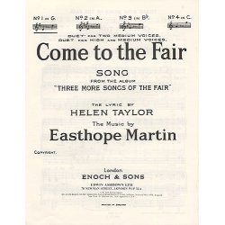 Martin: Come To The Fair In G Major