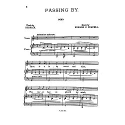 Edward Purcell: Passing By (In F)
