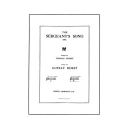Holst, G Sergeants Song A Minor Voice/Piano