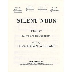 Vaughan Williams: Silent Noon In D Flat