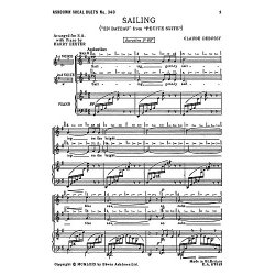 Debussy: Sailing (SA/Piano)