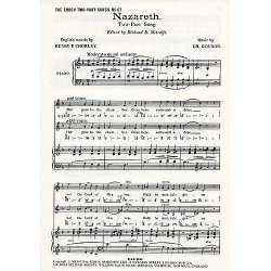 C H Gounod: Nazareth