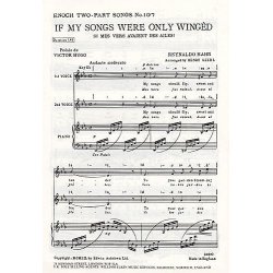 Reynaldo Hahn: If My Songs Were Only Winged (Si Mes Vers Avaient Des Ailes!)