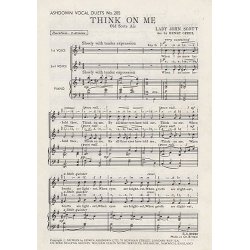 Lady John Scott: Think On Me (2-Part/Piano)