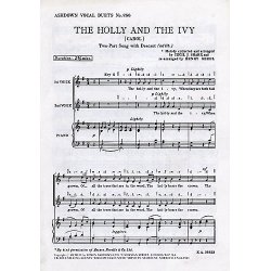Cecil Sharp: The Holly And The Ivy (2-part/Piano)