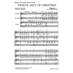 Twelve Days Of Christmas (2-Part/Piano)