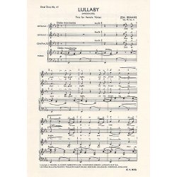 Johannes Brahms: Lullaby (SSA)