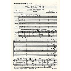 Easthope Martin: The Holy Child (SATB/Piano)