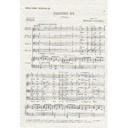 Edward Purcell: Passing By (TTBB)