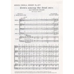 Down Among The Dead Men (TTBB) Arr. Idloes Owen