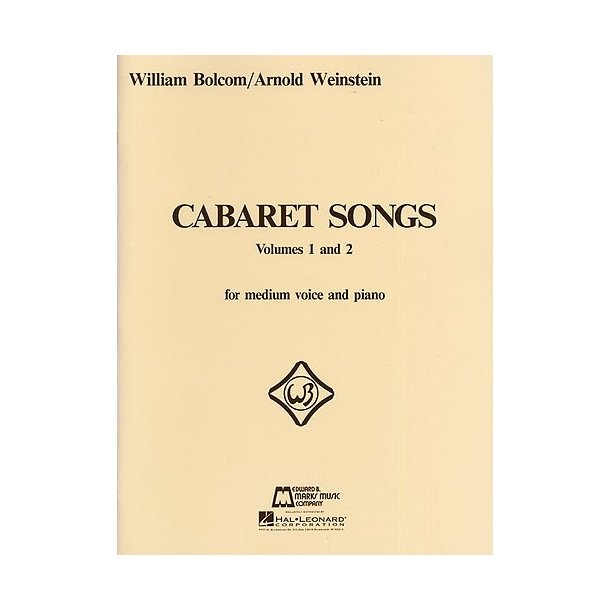 William Bolcom: Cabaret Songs Volumes 1 And 2