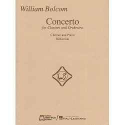 William Bolcom: Concerto For Clarinet And Orchestra (Clarinet/Piano)