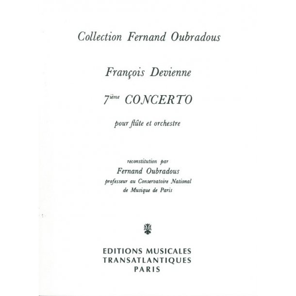 Franois Devienne: 7me Concerto