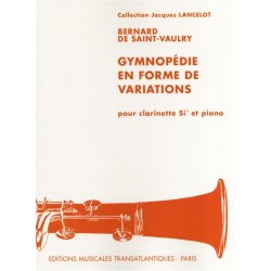 Bernard De Saint-Vaulry: Gymnopdie En Forme De Variations