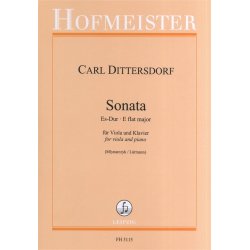 Karl Ditters von Dittersdorf: Sonate Es-Dur Fr Viola Und Klavier