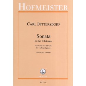 Karl Ditters von Dittersdorf: Sonate Es-Dur Fr Viola Und Klavier
