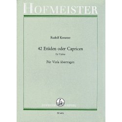 Fritz Spindler: 42 Etden Oder Capricen Fr Violine