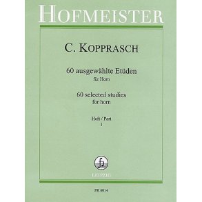 Georg Kopprasch: Sixty Selected Studies For Horn - Part 1