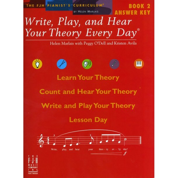 Helen Marlais: Write, Play And Hear Your Theory Every Day - Book 2 (Answer Key)