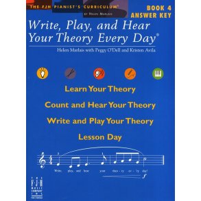 Helen Marlais: Write, Play, And Hear Your Theory Every Day - Book 4 (Answer Key)
