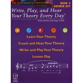 Helen Marlais: Write, Play, And Hear Your Theory Every Day - Book 5 (Answer Key)