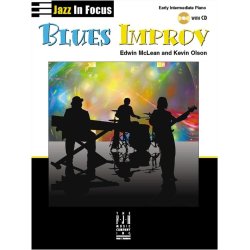 Jazz In Focus Blues Improv Pf Bk/Cd