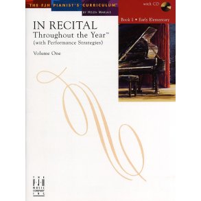In Recital - Throughout The Year (With Performance Strategies): Volume One - Book 1