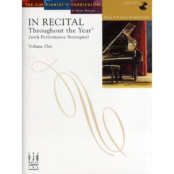 In Recital - Throughout The Year (With Performance Strategies): Volume One - Book 4