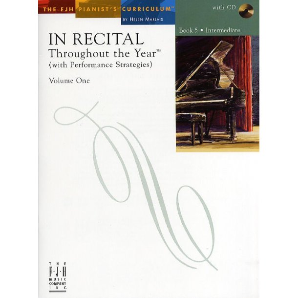 In Recital - Throughout The Year (With Performance Strategies): Volume One - Book 5